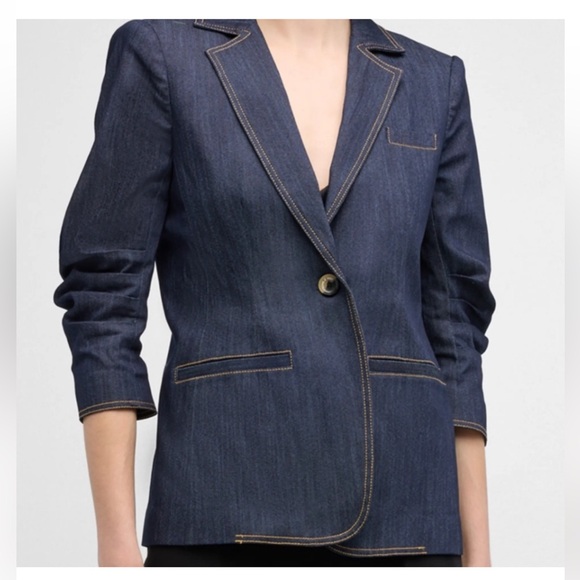 Cinq á Sept 5a7 Khloe Denim Blazer - Picture 2 of 8